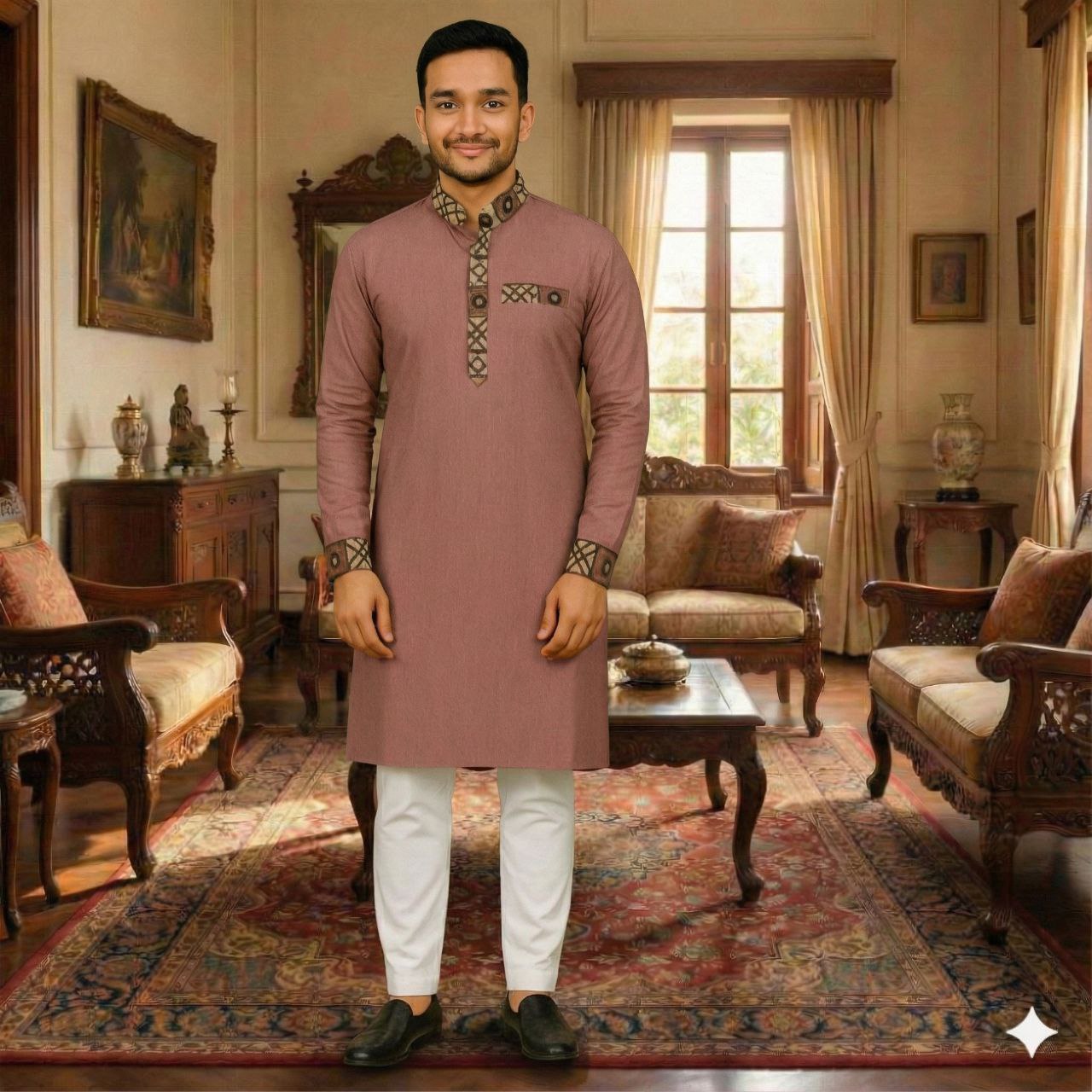 ♦️ নতুন কালেকশন | চায়না মাইক্রোস্টিচ পাঞ্জাবি ♦️