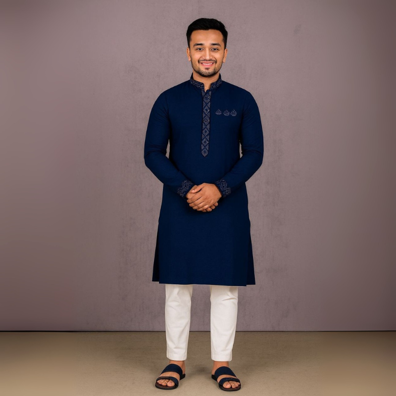 ♦️নতুন কালেকশন | চায়না মাইক্রোস্টিচ পাঞ্জাবি ♦️